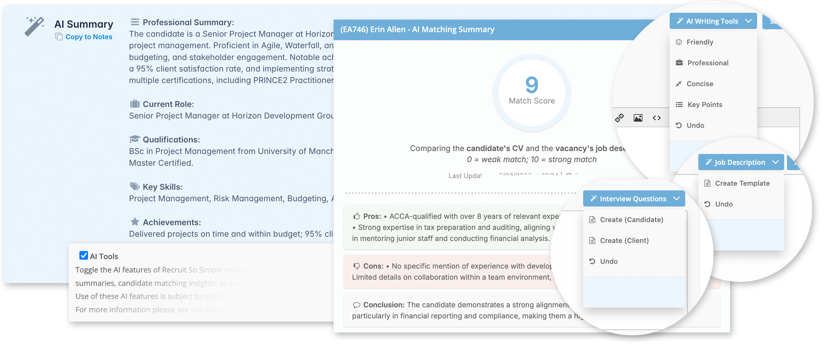 Steamlined Candidates Grid