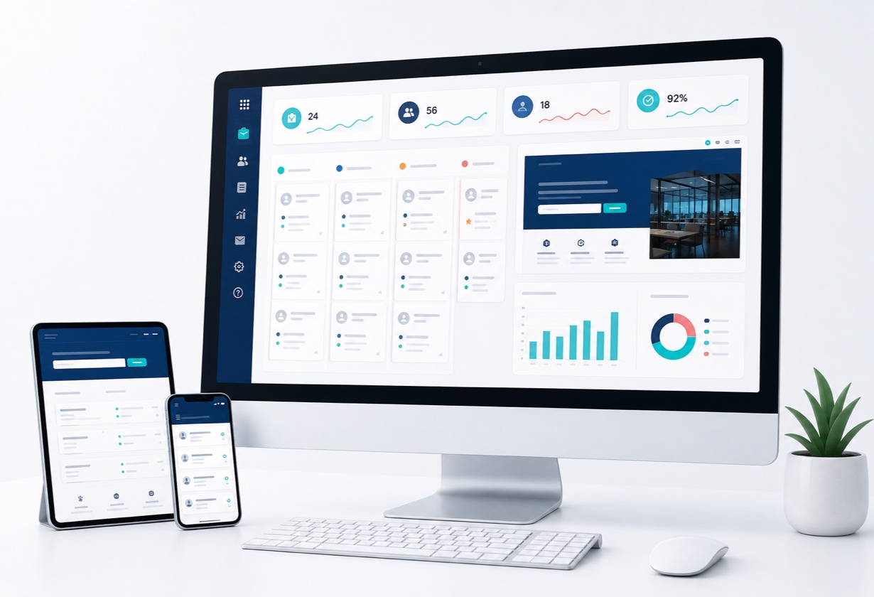 MyWebsite dashboard preview